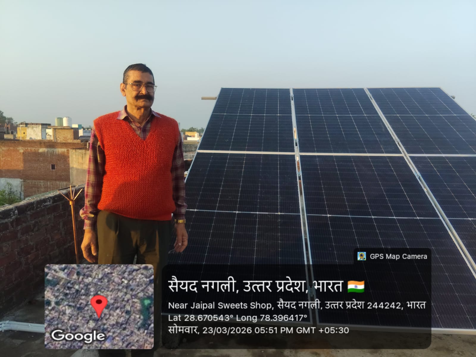 Residential solar project for Dr. Dinesh Tonk, 3 kW (PM Surya Ghar)