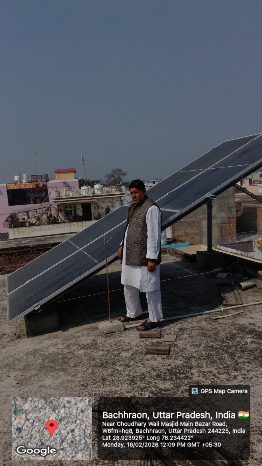 Residential solar project for Parvej Aalam, 2 kW (PM Surya Ghar)